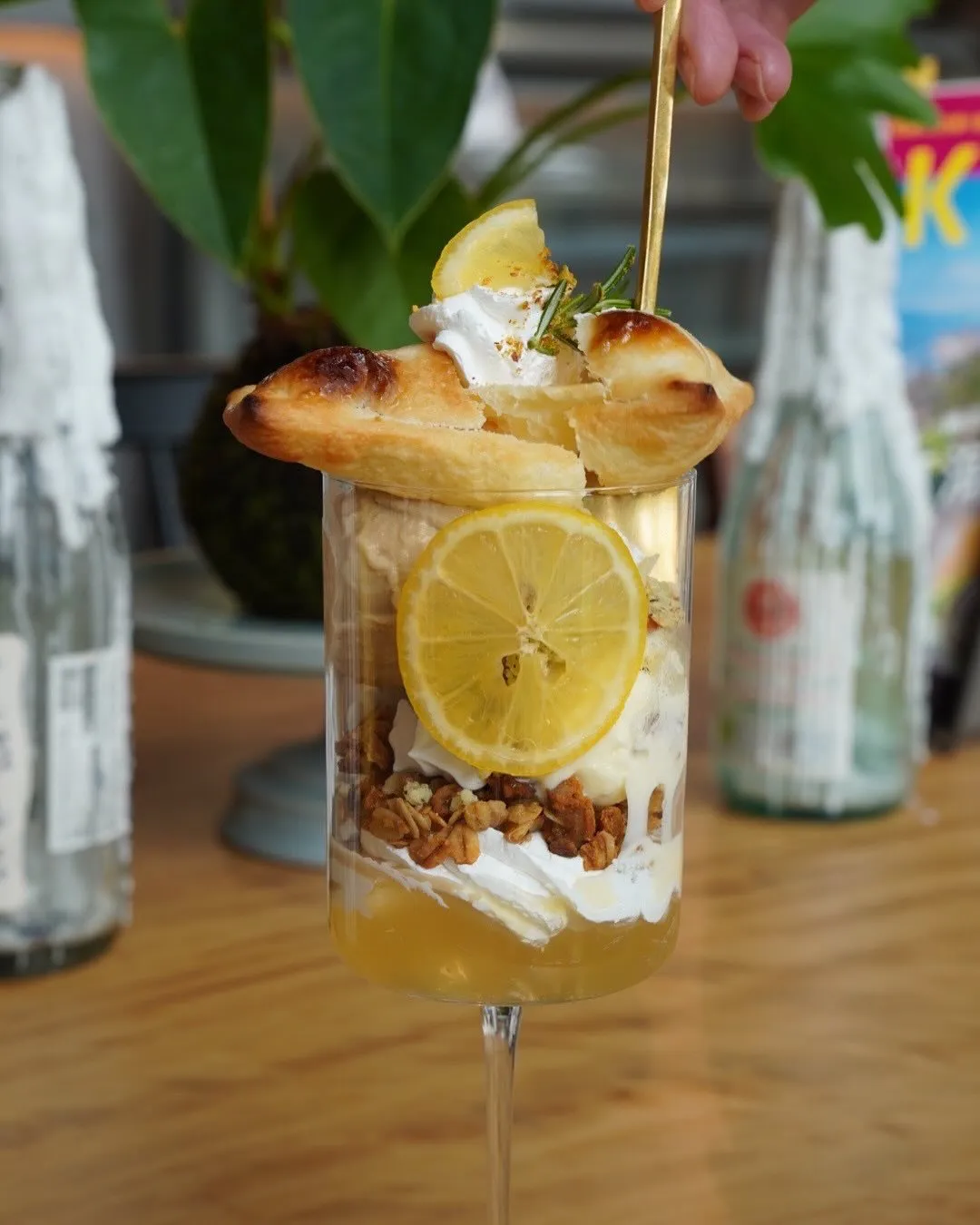 🍋レモンと紅茶のミルフィーユパフェ