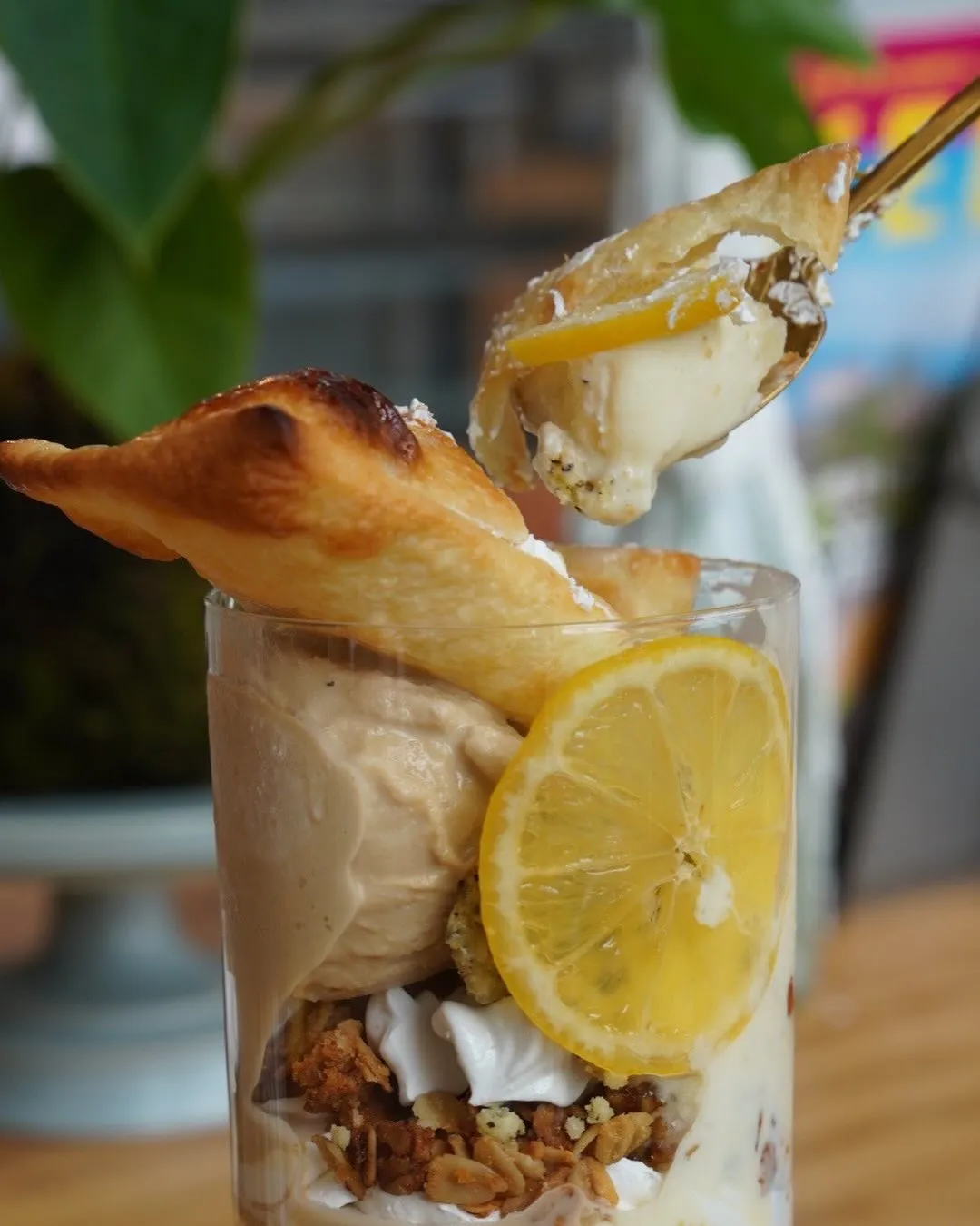 🍋レモンと紅茶のミルフィーユパフェ