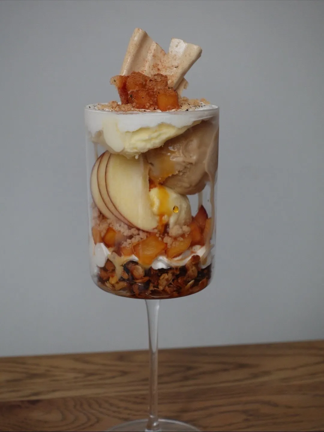 秋限定🍎《アップルシナモンパフェ》